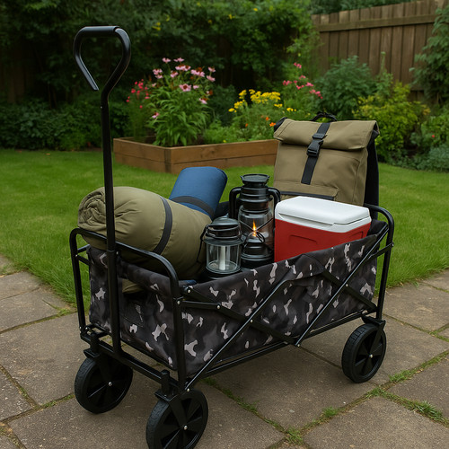 Camouflage folding pull - folding,