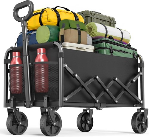 Foldable 120l wagon trolley - 120l,
