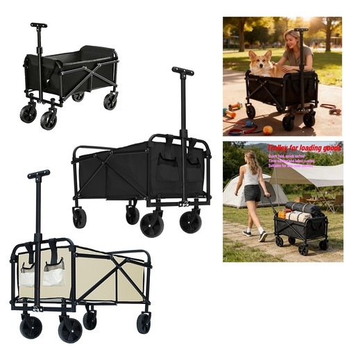 Pull along folding hand cart - pull,