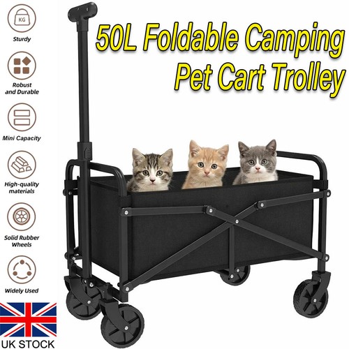 50l foldable garden trolley - garden,