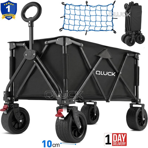 Foldable camping trolley 200l - foldable,
