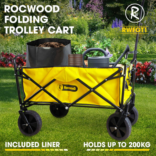 Garden trolley foldable cart - foldable,