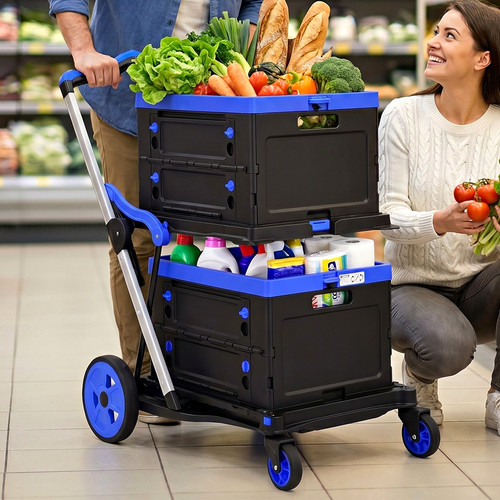 Tier folding shopping - tier,