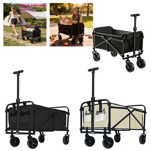Folding garden trolley camping - garden,