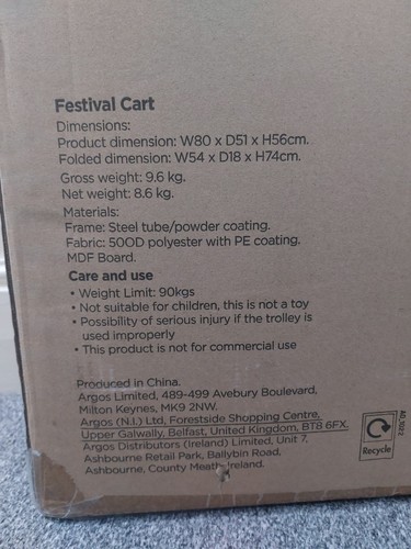 Camping trolley cart - trolley, festival